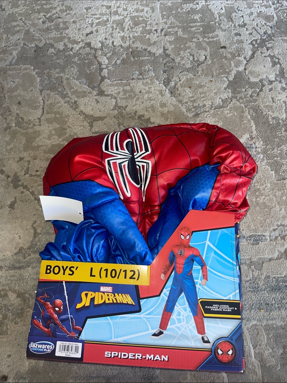 Marvel Spider-Man Boys' Red and Blue Costume - L (10/12)